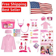 Interactive Kids Doctor Play Set with Stethoscope  Toys - Perfect Gift