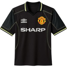 RARE 1998/99 MANCHESTER UNITED THIRD SOCCER JERSEY FOOTBALL SHIRT UMBRO SIZE M
