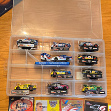 Racing Champions NASCAR 1:64 ..10 Cars Included,Case And Cards Included