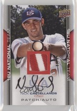 2009 Upper Deck USA Baseball Box Set 89/99 Nick Castellanos Patch Auto uk2