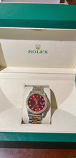 Rolex Datejust 36mm Automatic Date Red Sunbur...