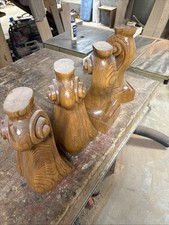 Oak Pool Table Legs