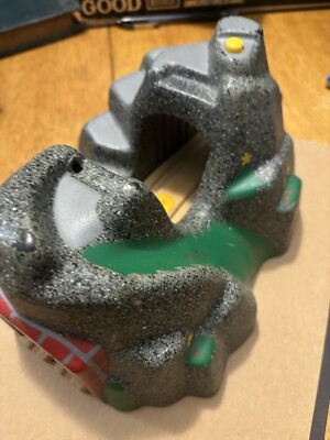 - 2000 BRIO Railway System #33481 ADVENTURE TUNNEL Works Missing Yellow Bridge