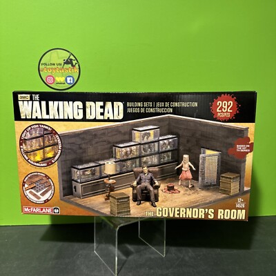 McFarlane The Walking Dead Construction Building Set Governor's Room 292 Pieces