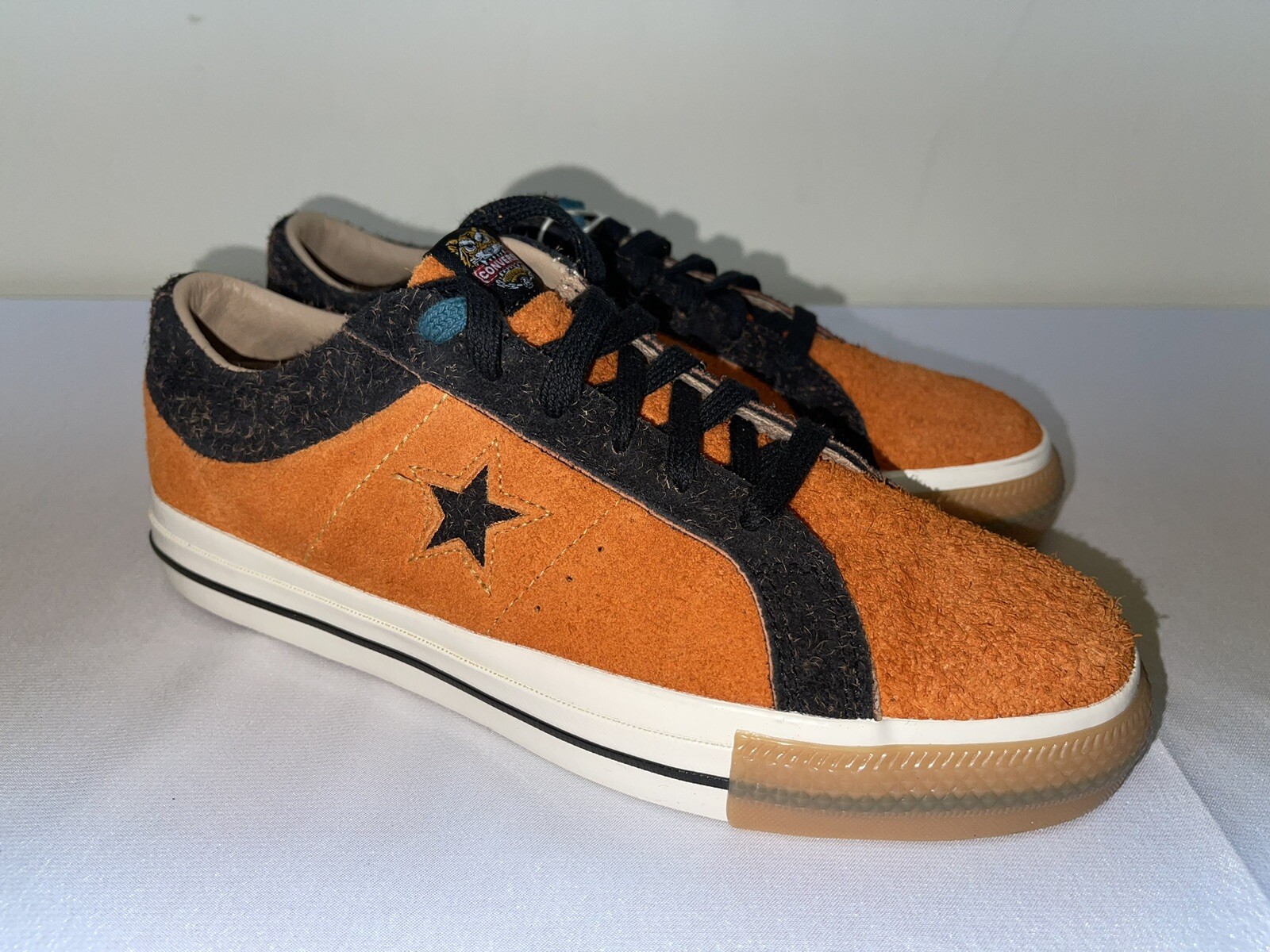 NEW Converse New Year Series 173200C leather orange Sneaker Skate