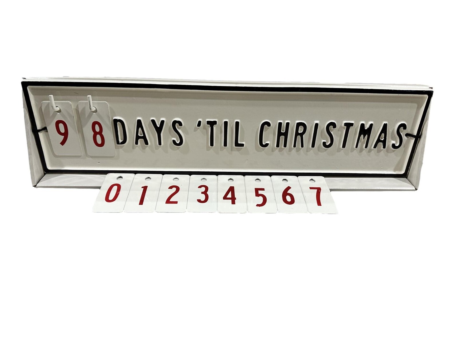 Hearth & Hand with Magnolia Metal Days Until Christmas Countdown