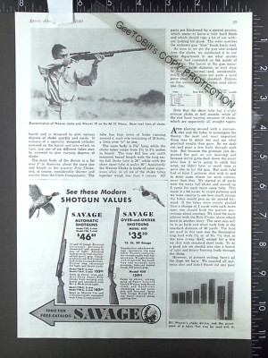 1940 ADVERTISEMENT for Savage model 720 726 420 430 automatic over ...