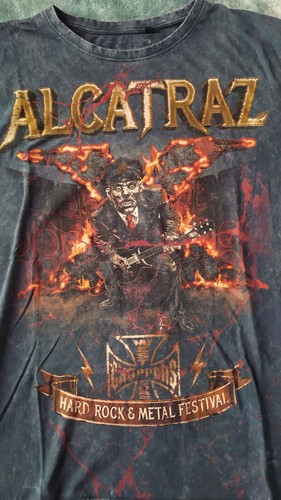Alcatraz Hard Rock & Metal Festival 2017 T-Shirt Tie Dye West Coast Choppers M - Picture 6 of 7