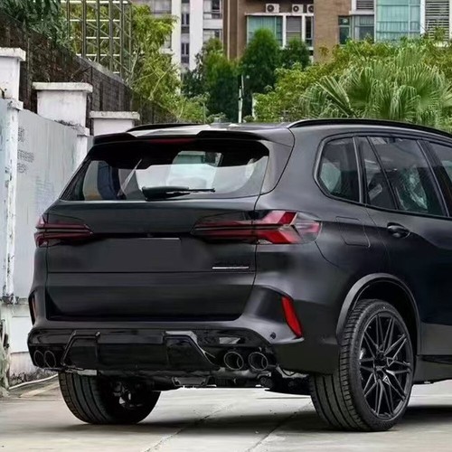 Fit For BMW X5 X5M 2019-2023 G05 Gloss Black Roof Spoiler Tail Lip Wing Bar Trim - Picture 2 of 5