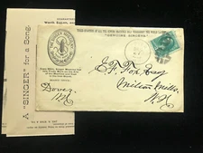 NH DOVER COVR #184 SINGER MFG SUPERB CONTENT SEWING MACHINES