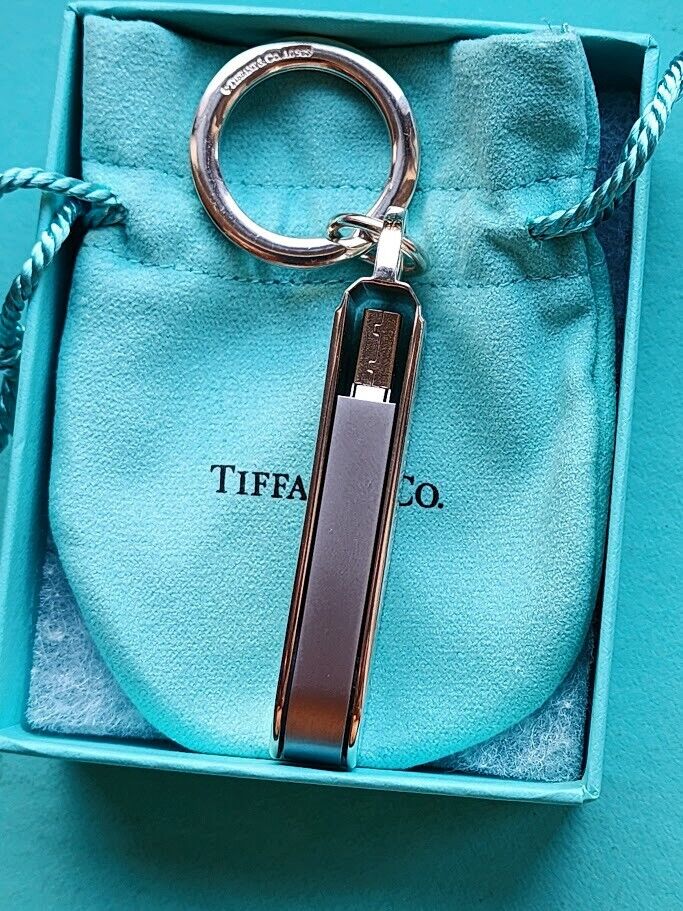 Tiffany & Co Sterling Silver Diamond Point USB Key Ring | eBay Tiffany & Co Sterling Silver Diamond Point USB Key Ring | eBay
