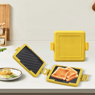 Microwave Toastie Maker No Electricity Wireless Waffle Maker for Fast Breakfast