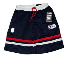 NBA XL 18-20 Youth kids Basketball Shorts Elastic Waistband Navy comfort fit