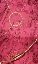 10" Brass shade holder TRIPOD Aladdin alladin oil lamp 3&1/8" A, B, C, 23, 23a