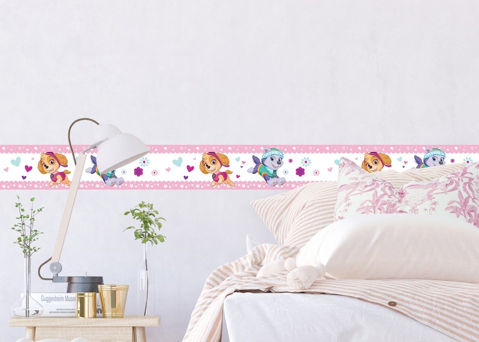 Paw Patrol Puppies selfadhesive children's bedroom wallpaper border