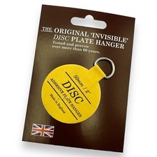 Disc Plate Hangers Wall 50mm 2" Hanging Self Adhesive Invisible Picture Hooks