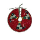 Vintage Small Mini Handmade Tabletop Christmas Tree Skirt