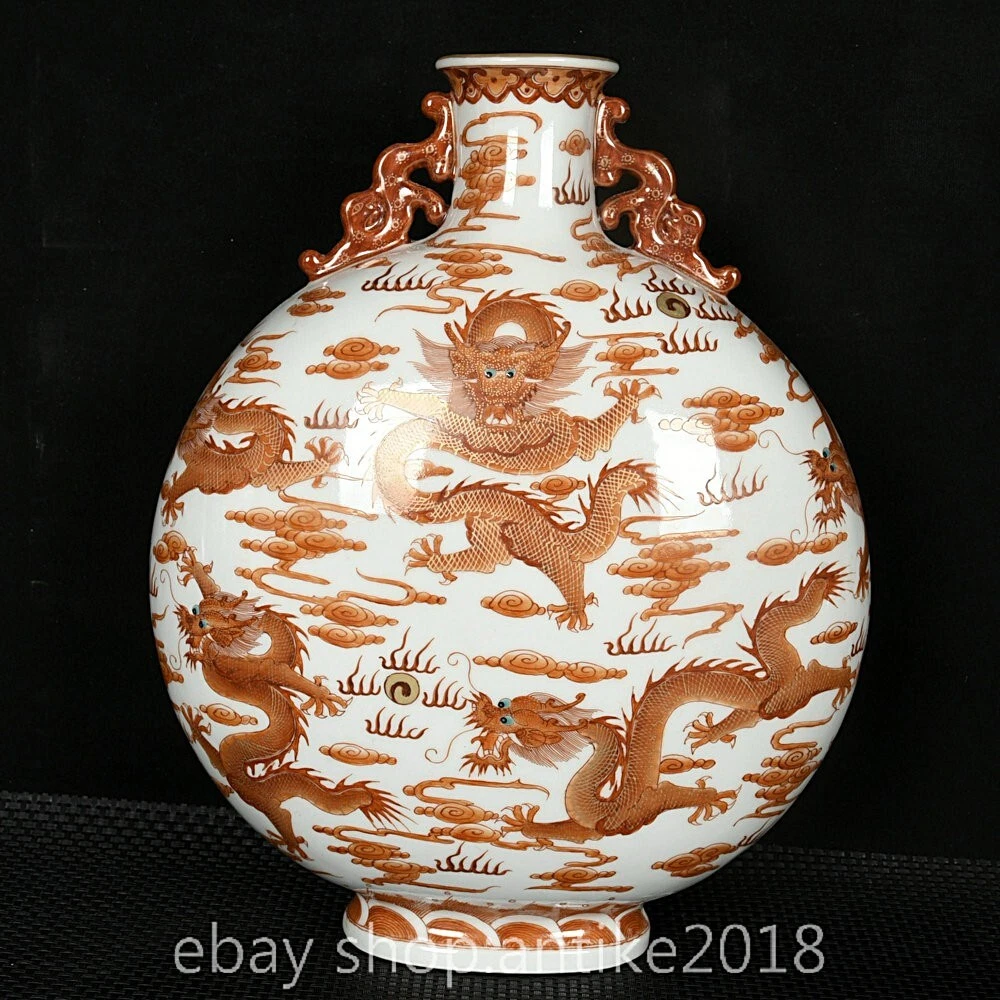 铁中国古董花瓶| eBay