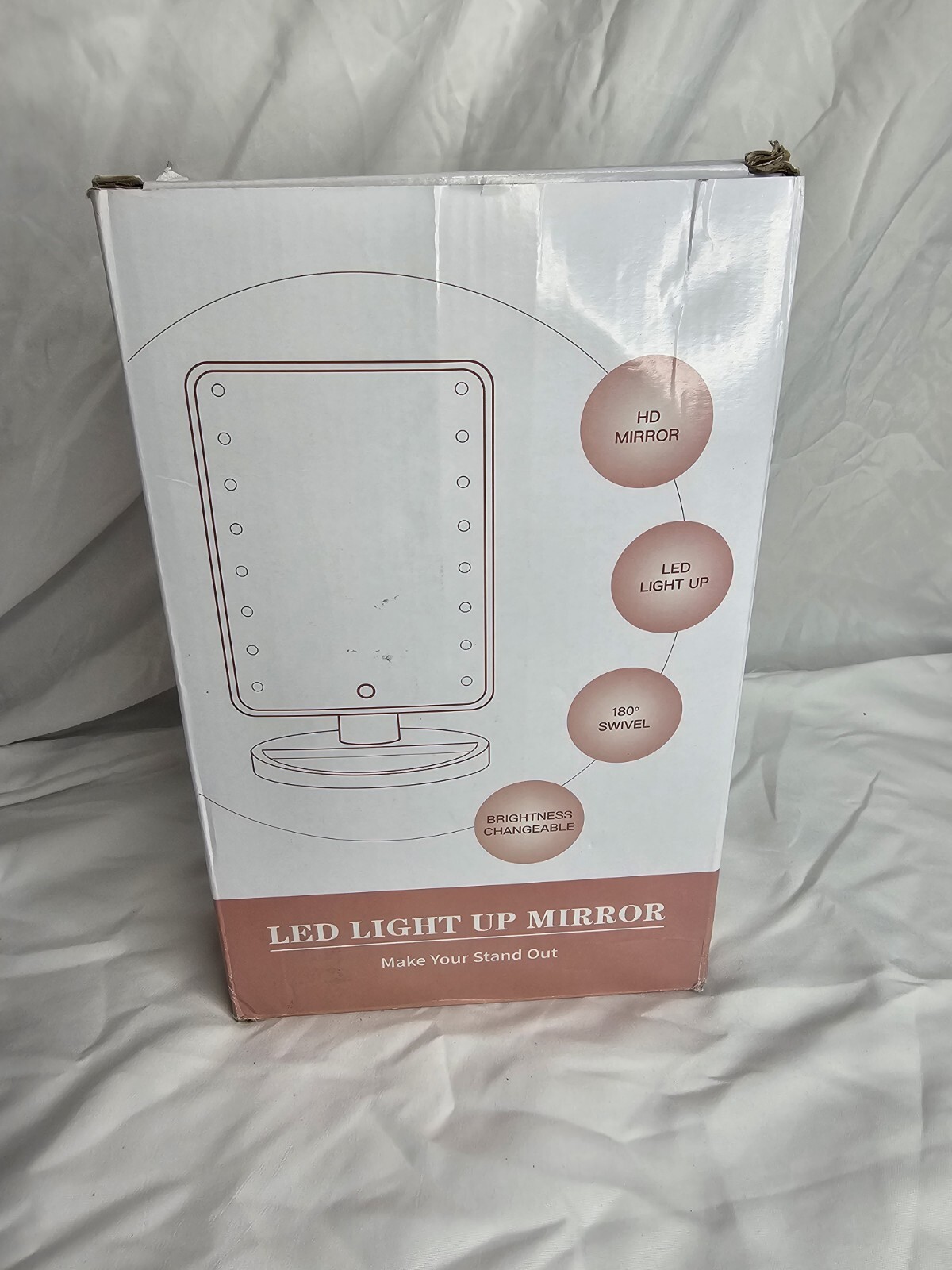 KOOKIN Lighted Vanity Makeup Mirror with 16 Led Lights 180 Degree Free Rotati... eBay