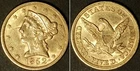 1852 $5 Liberty Gold Half Eagle - Rare Early Date!