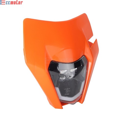 Enduro E8 LED Headlight w/ Fairing For FC FE TC TE TX 250 350 450 501 Dirt Bike - Picture 24 of 37