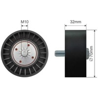 NTY Umlenk-/FüHrungsrolle Keilrippenriemen FüR BMW X5 E53 3.0D 5Er Touring E39