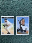 Frank Thomas 1992 prima fila e 1993 Gold Topps