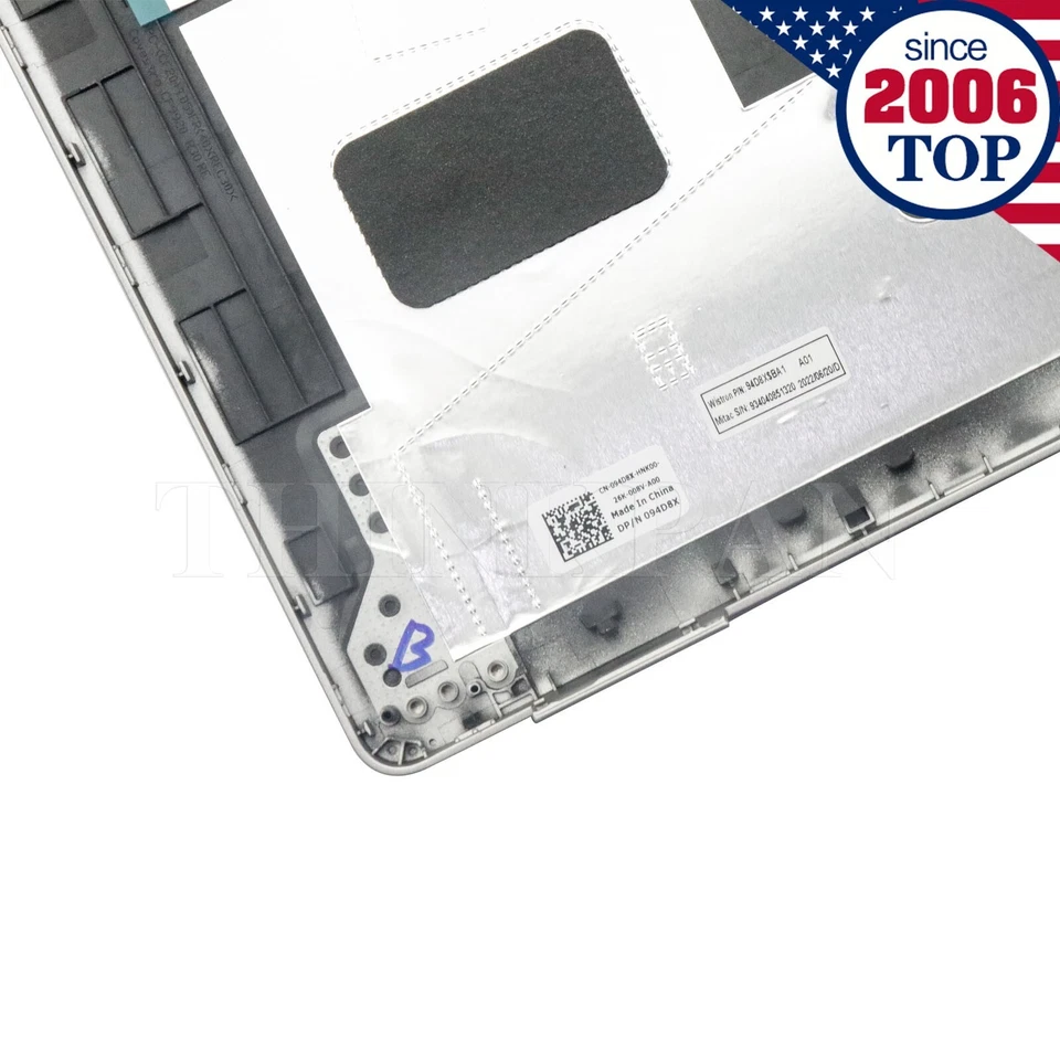 Nueva tapa trasera LCD Dell Latitude 5520 Precision 3560 plateada 094D8X 94D8X EE. UU. Foto 3 de 4