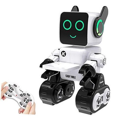  Robot Toy for Kids, Remote Control and Intelligent Programming RC Robot, White