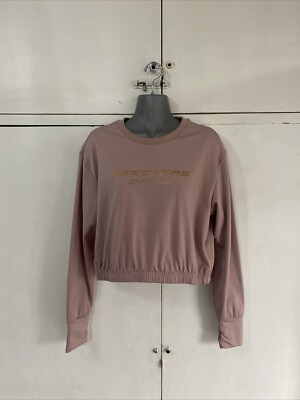 Sketchers Sport Damen Pullover Gr. 8 Rosa Top Zustand!!