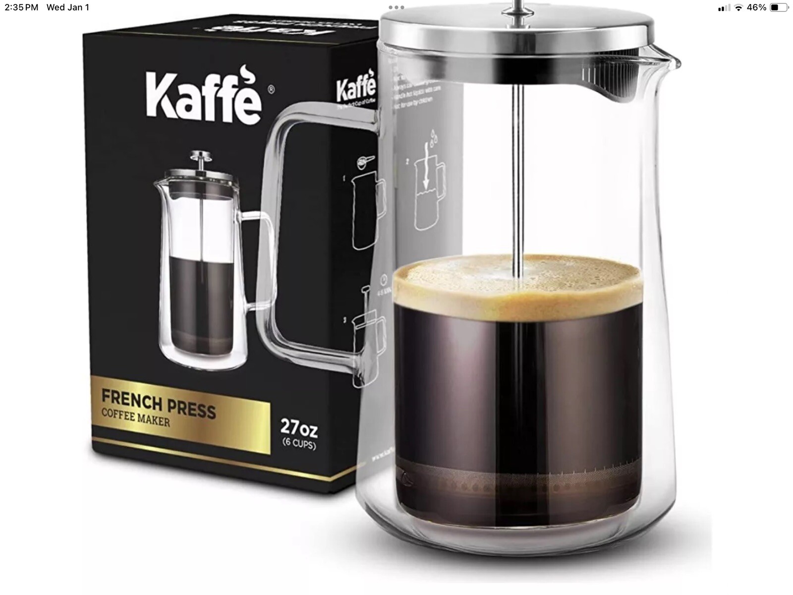 Coffee Maker 27 Oz. (6 Cups)