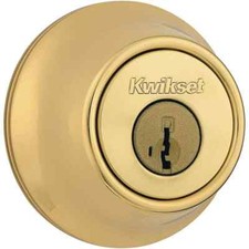 Kwikset 660 Single Cylinder Deadbolt w/ SmartKey Security Microban Technology