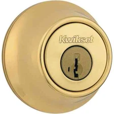 Kwikset 660  Single Cylinder Deadbolt w/ SmartKey Security & Microban Technology