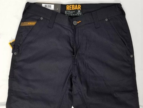 Ariat REBAR M4 Workhorse Light Weight Canvas Arbeitshose. herren gr 30 x 36 marine - Bild 4 von 6