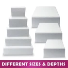 Bevelled Edge Square Cake Dummy - Rounded Edge Chamfered -Polystyrene Sugarcraft