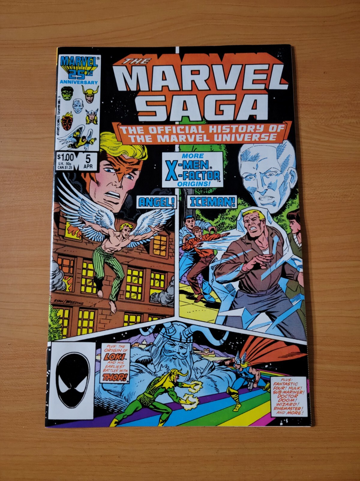 Marvel Saga #5 Direct Market Edition ~ NEAR MINT NM ~ 1986 Marvel ...