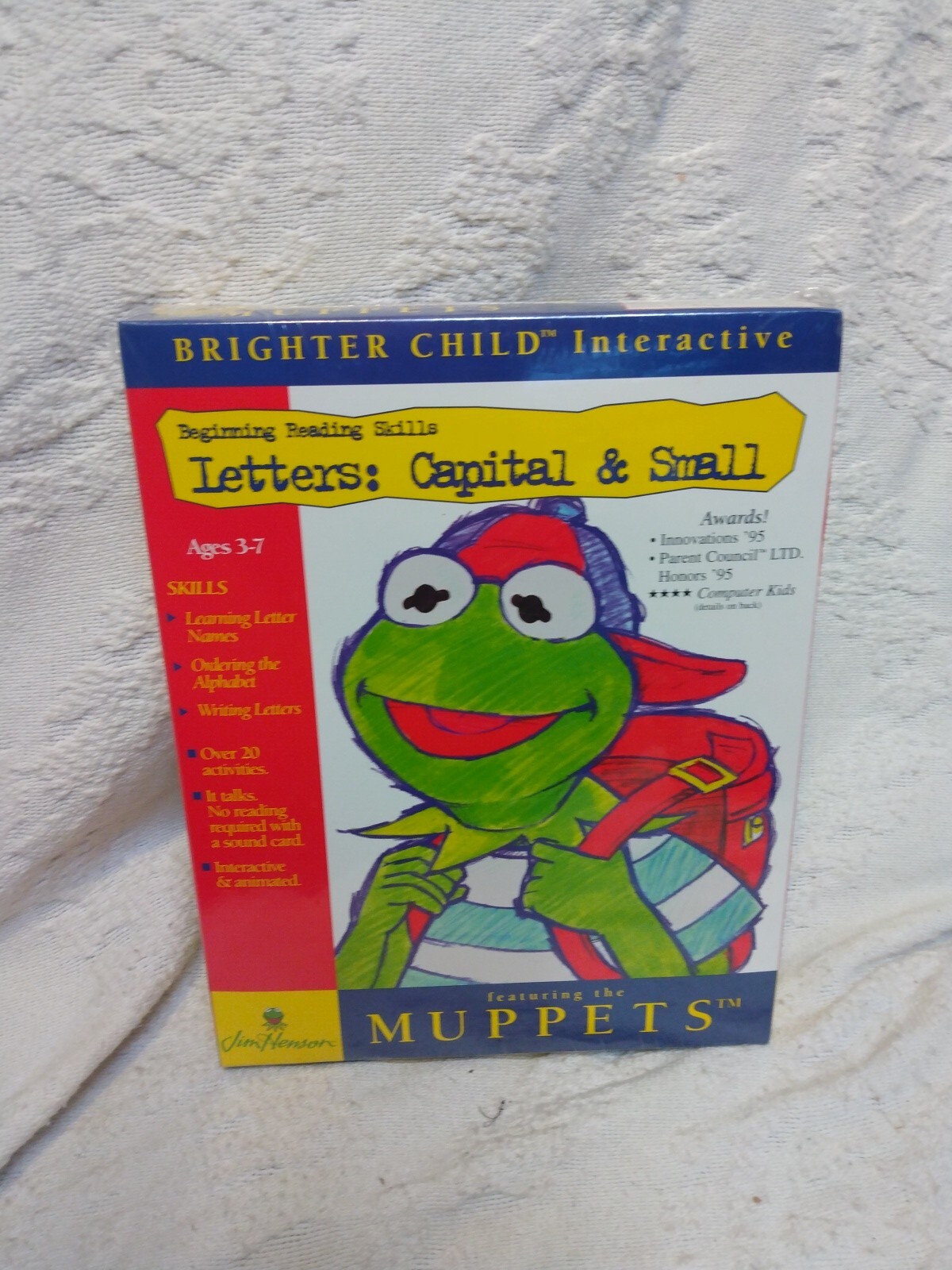 NEW Brighter Child Interactive PC Game Jim Henson Muppets Kindergarten  Ages 3-7