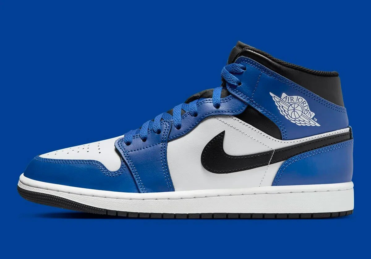 Nike Air Jordan 1 Mid Game Royal White Black DQ8426-402