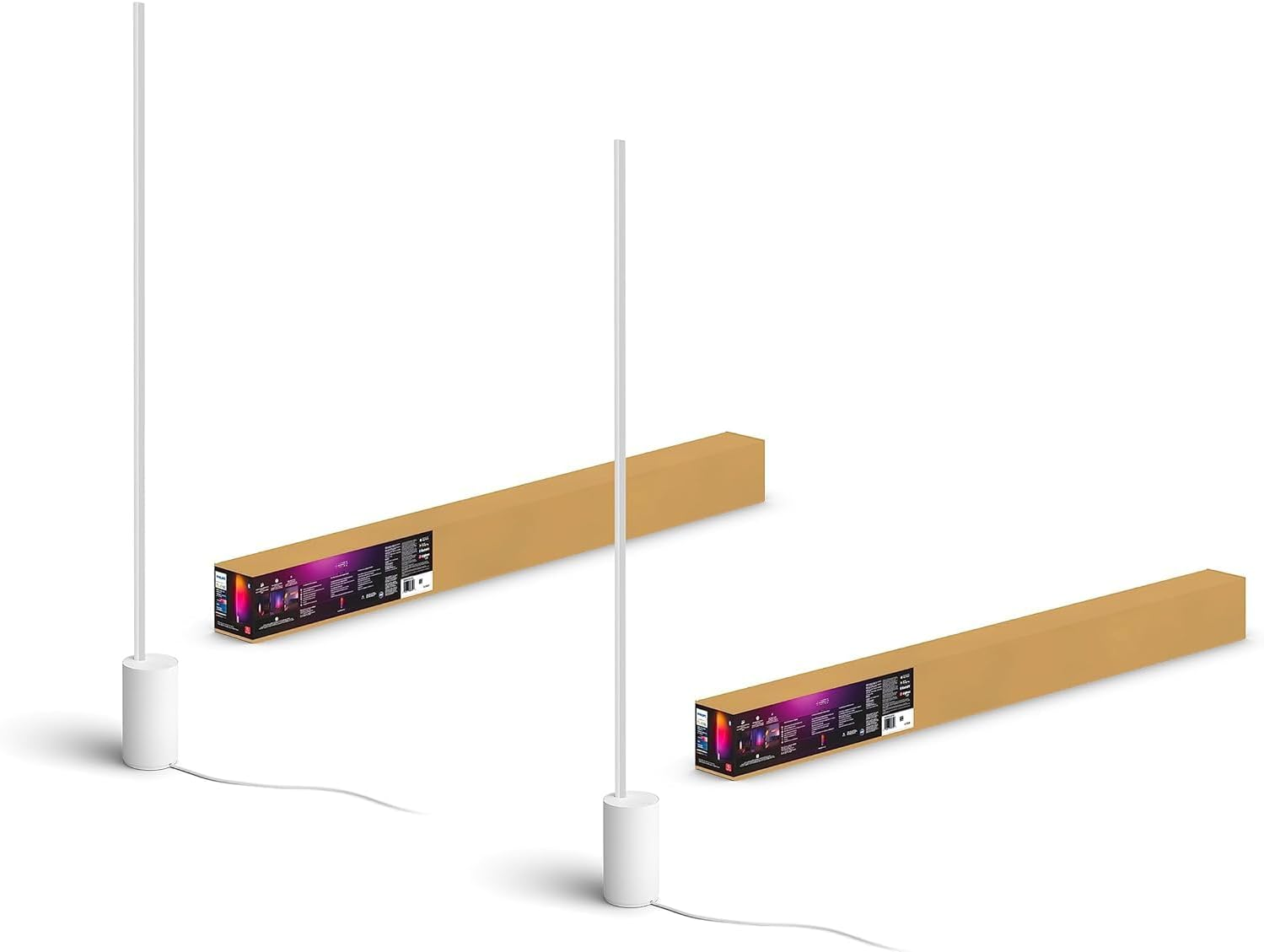 Philips Hue Signe Smart Floor Lamp, White - White and Color Ambiance LED Color-C