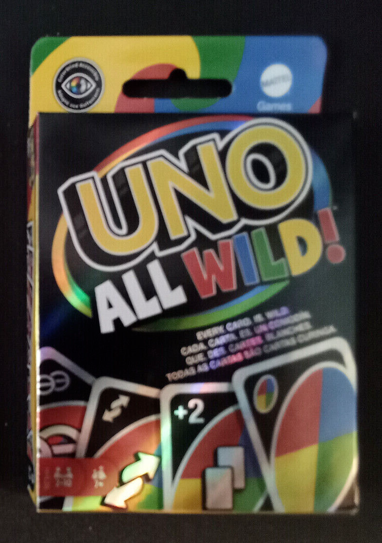Brand New UNO ALL WILD Card Game--Free shipping and game is in great condition!