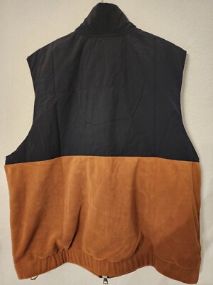 Nike Air Jordan Essentials Winter Vest Mens Size XL Black Brown