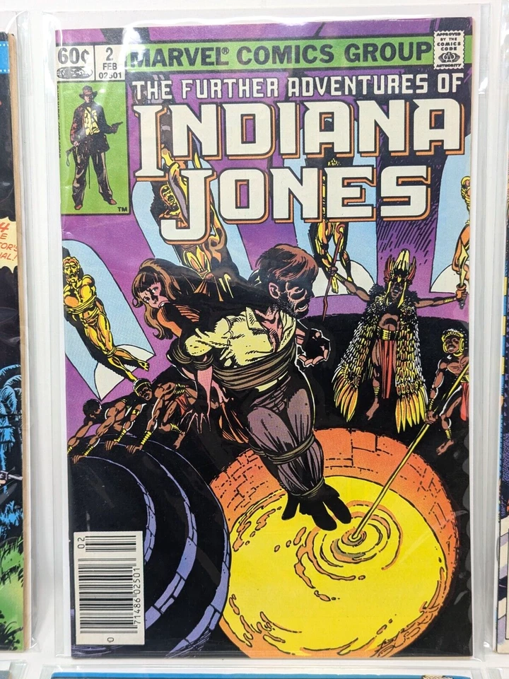 Indiana Jones #2, 4, 6, 7, 9 y Raiders of the Lost Ark #1 Lote de 6 cómics de Marvel Foto 3 de 4