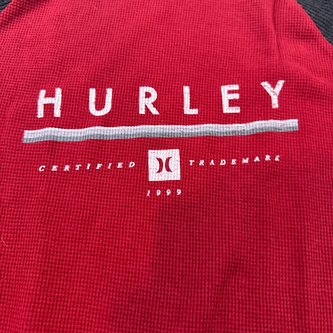 ALTRA Camicia manica lunga Hurley Waffle vintage rossa e grigia