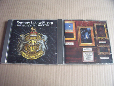 2 x Emerson, Lake & Palmer - Live At The Royal Albert Hall, Pictures At An Exhib