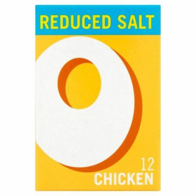 Oxo 12 Reduced Salt Chicken Stock Cubes - 71g