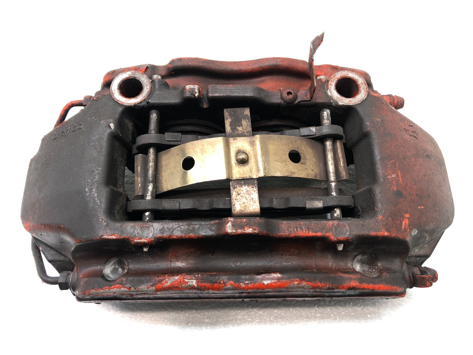 2014-2019 MASERATI GHIBLI BASE RWD FRONT BRAKE CALIPER SET 4 PISTON OEM.