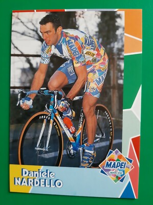 CYCLING cycling card DANIELE NARDELLO team MAPEI Quick-Step 2000