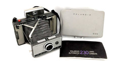 Vintage 1967 Polaroid Automatic 230 Land Camera with Case and manuals
