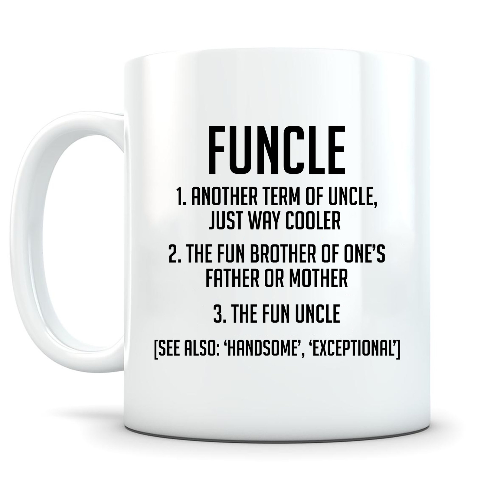 Funcle Mug Funny Uncle Mug Uncle Gifts From Nephew Uncle Gifts From Niece Uncle