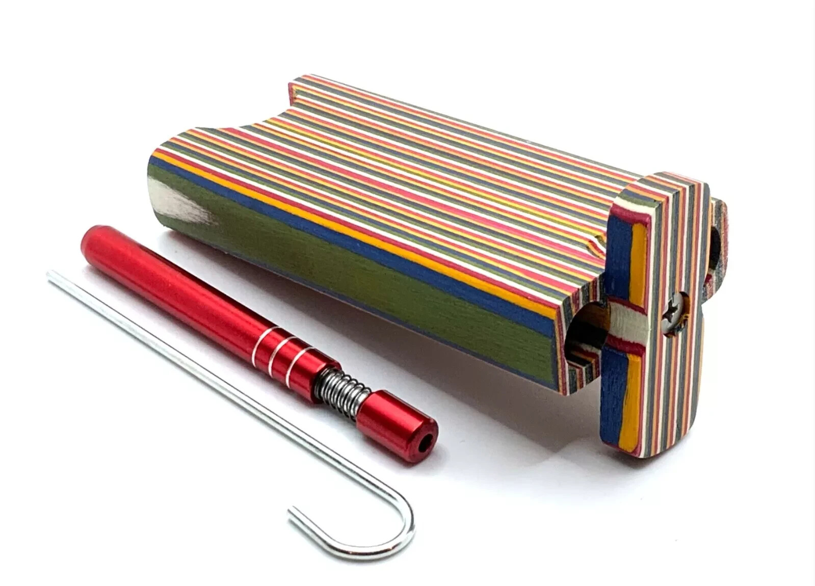 4 Inch Colorful Dugout With Cleaning Rod And Self Cleaning Bat SAME DAY SHIP